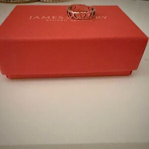 James Avery silver hearts ring